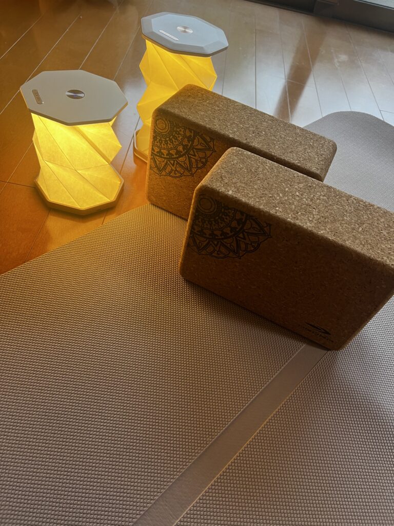 ヨガブロック ヨガマット ヨガクラス 宇城市 癒し 自然療法